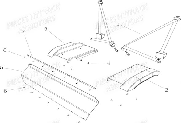 Option 5 HYTRACK Pièces JOBBER EV5 FULL ELECTRIQUE