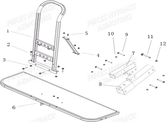 Option 6 HYTRACK Pièces JOBBER EV5 FULL ELECTRIQUE