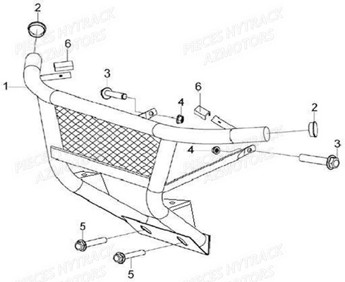 Pare Chocs HYTRACK Pièces JOBBER EV5 FULL ELECTRIQUE