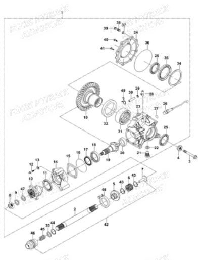 PONT ARRIERE AZMOTORS JOBBER MAXX 750