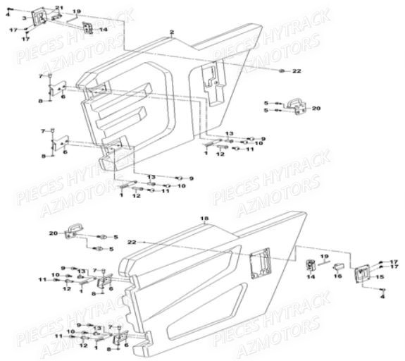 Portes HYTRACK Pieces SSV JOBBER MAXX 750