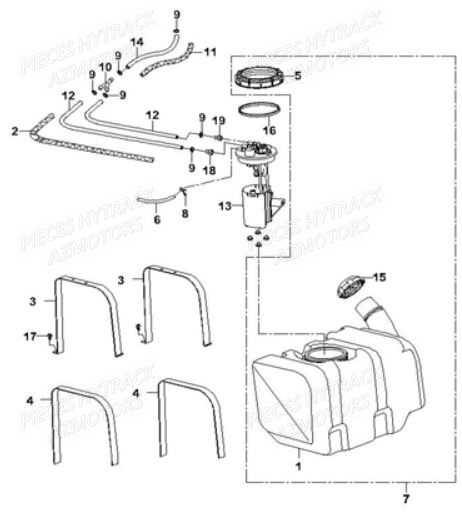 RESERVOIR HYTRACK JOBBER MAXX 750