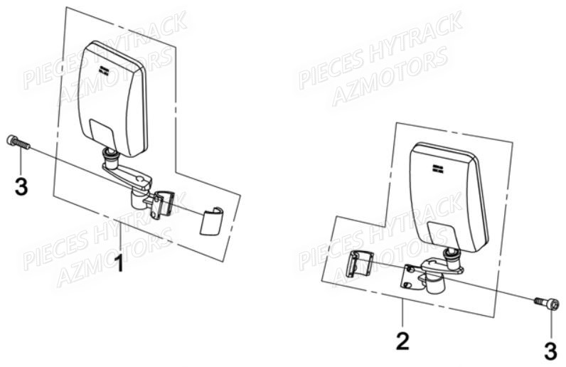 RETROVISEURS AZMOTORS JOBBER MAXX 750