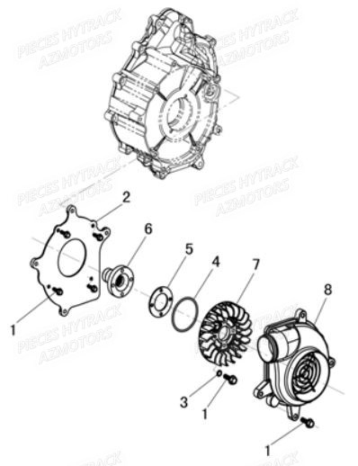 Ventilateur HYTRACK Pieces SSV JOBBER MAXX 750