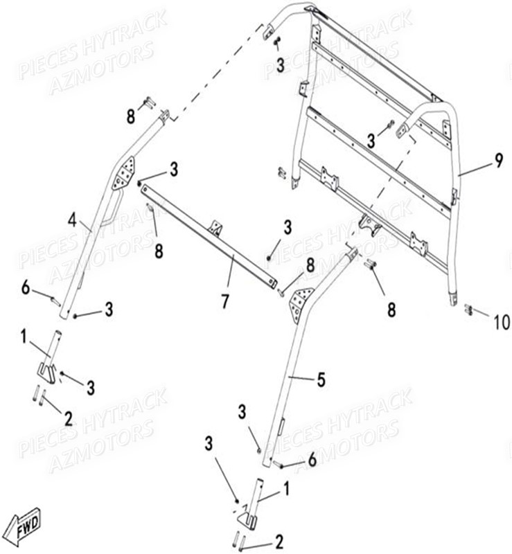 ARCEAUX pour JOBBER T-BOSS 500