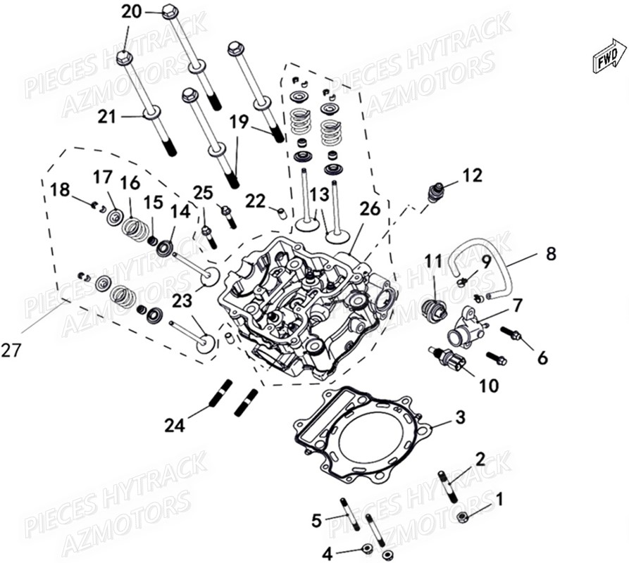 CULASSE pour JOBBER T-BOSS 500