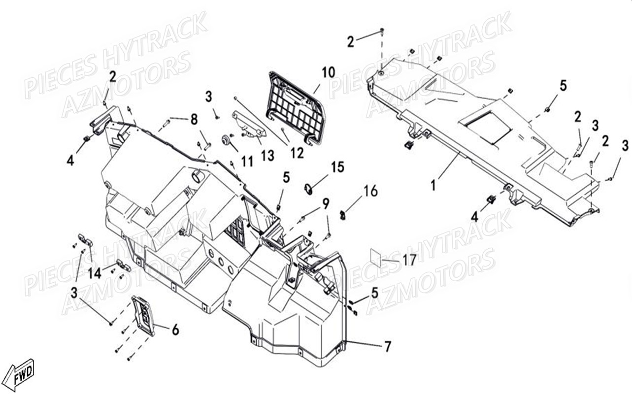 TABLEAU_DE_BORD HYTRACK Pieces SSV JOBBER T-BOSS 500 EFI EURO 4