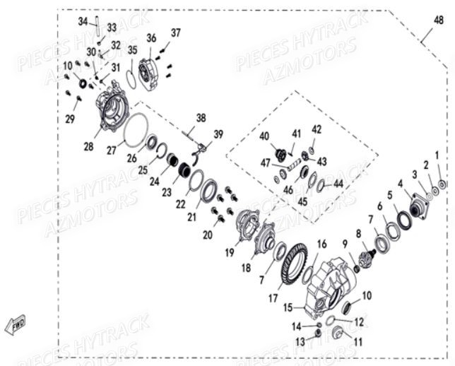 PONT_AVANT HYTRACK Pieces SSV JOBBER T-BOSS 550 EPS EURO 4