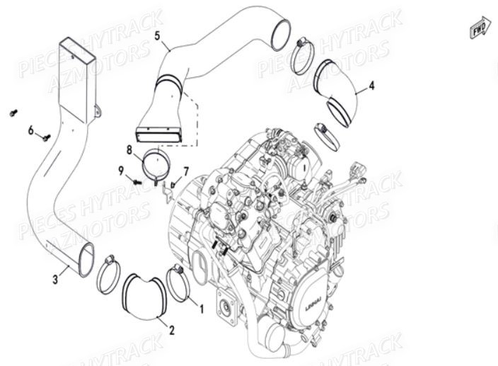 PRISES_D_AIR HYTRACK Pieces SSV JOBBER T-BOSS 550 EPS EURO 4