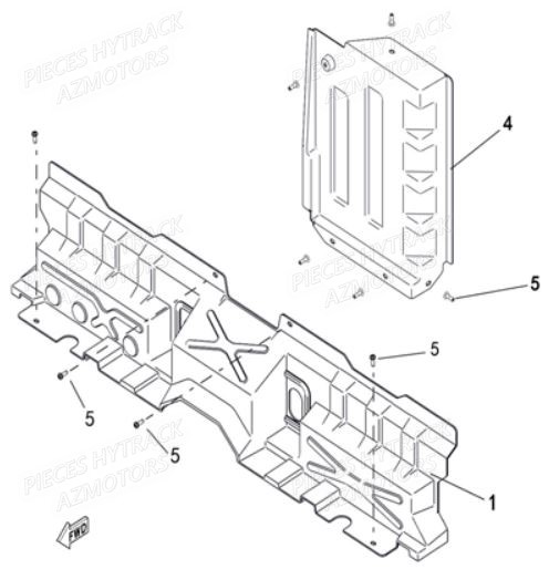 Protections Sieges Et Reservoir HYTRACK Pieces SSV JOBBER T-BOSS 550 EPS EURO 4