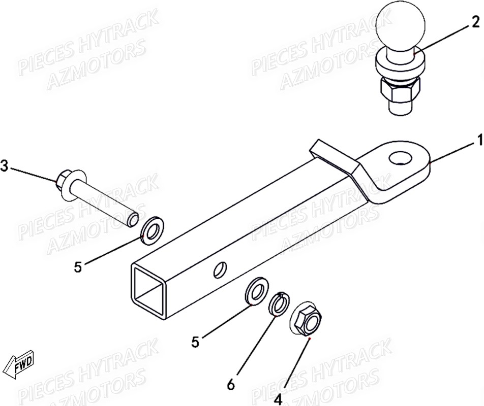 ATTELAGE (OPTIONS) HYTRACK JOBBER T BOSS 570