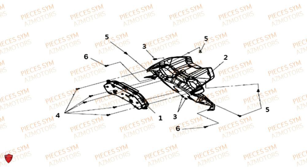 Compteur SYM Pièces JOYMAX Z 300I ABS - LW30W1-EU (2019)