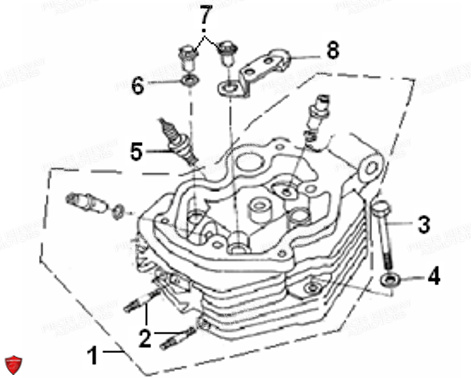 CULASSE BOUGIE pour K-LIGHT 125 E4