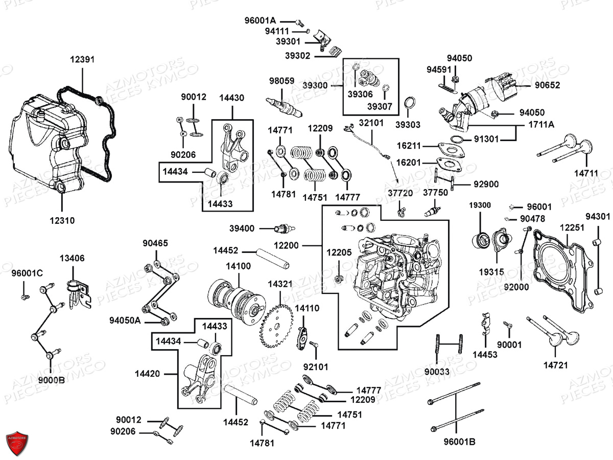 CULASSE pour K-XCT-125-III-ABS