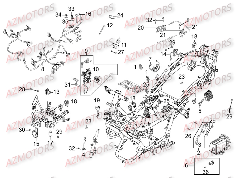 Equipement Electrique KYMCO Pièces K-XCT 125I 4T EURO III