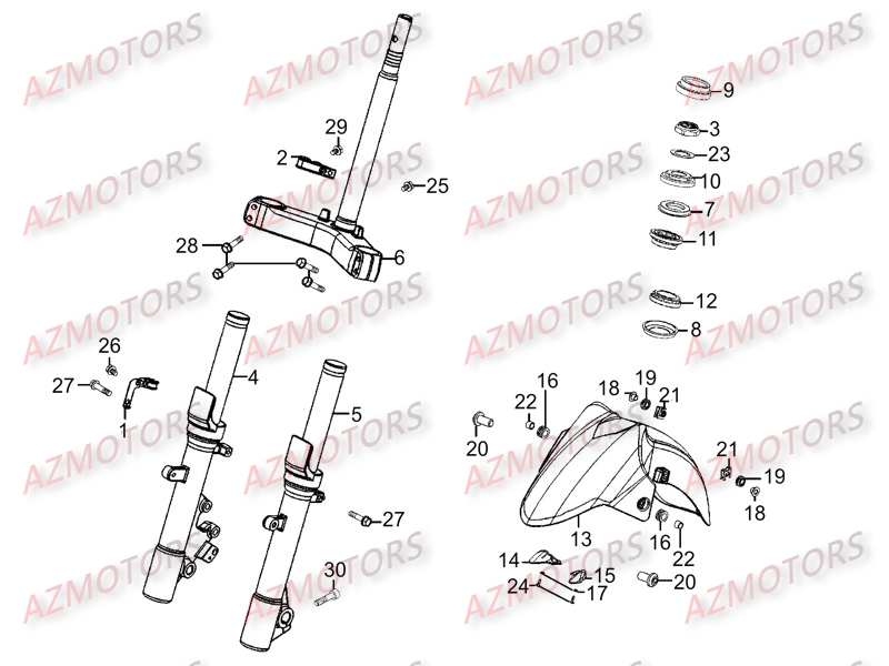 FOURCHE KYMCO K XCT 125 III