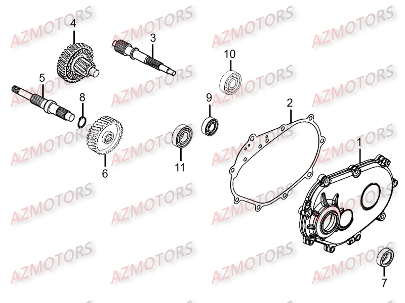 TRANSMISSION KYMCO K XCT 125 III