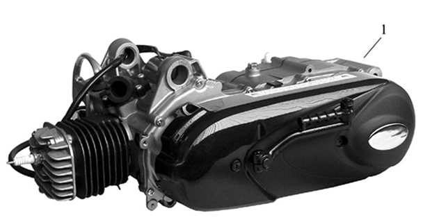 Moteur Complet MASAI Pièces Quad K50S