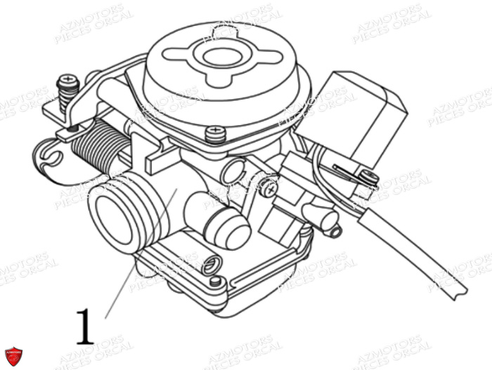 Carburateur ORCAL Pièces Orcal KITE 50cc 4T Euro 3
