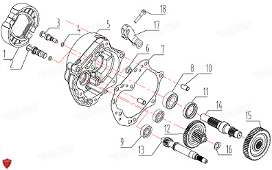 Transmission ORCAL Pièces Orcal KITE 50cc 4T Euro5
