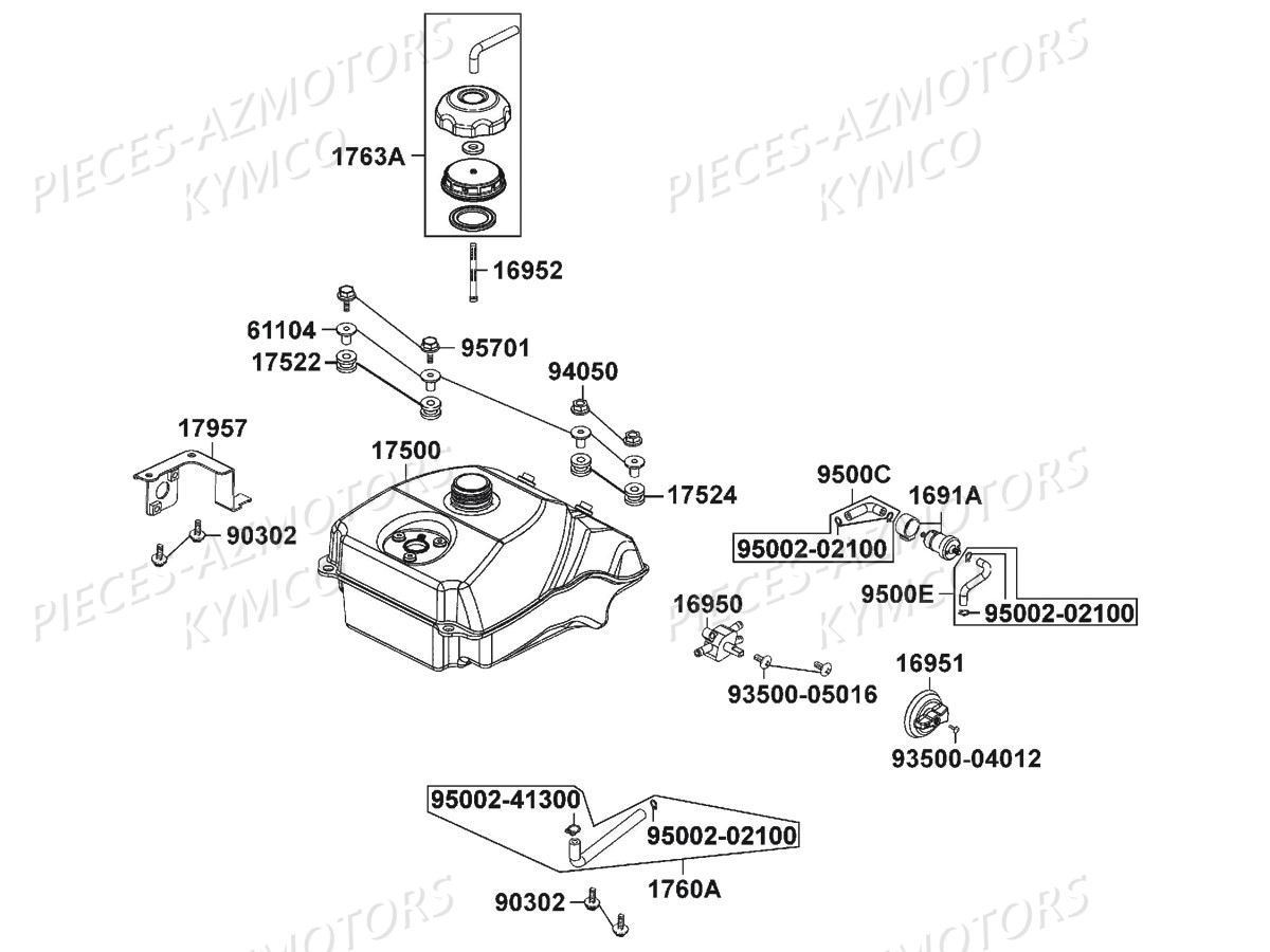 RESREVOIR_A_CARBURANT KYMCO Pièces Quad Kymco KXR/MAXXER 250

MAXXER 250,KXR 250(CHASSIS RFBL30000),CHASSIS RFBL30010),(CHASSIS RFBL30040),(CHASSIS RFBL30050)