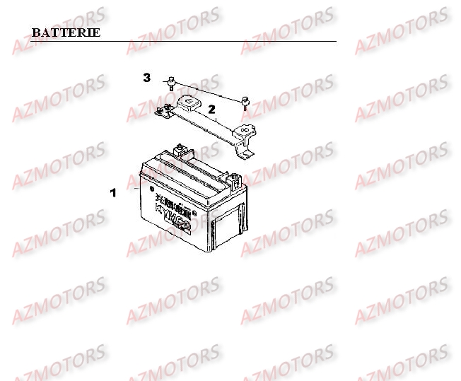Batterie AZMOTORS 