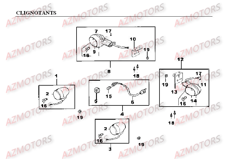 Clignotants AZMOTORS 
