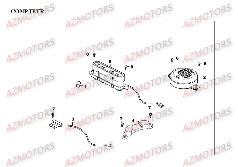 Compteur AZMOTORS 