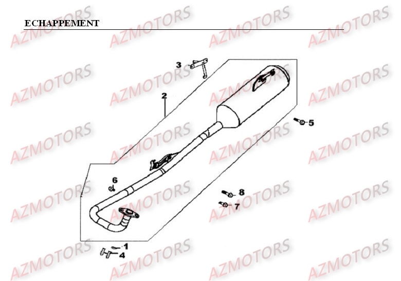 Echappement AZMOTORS 