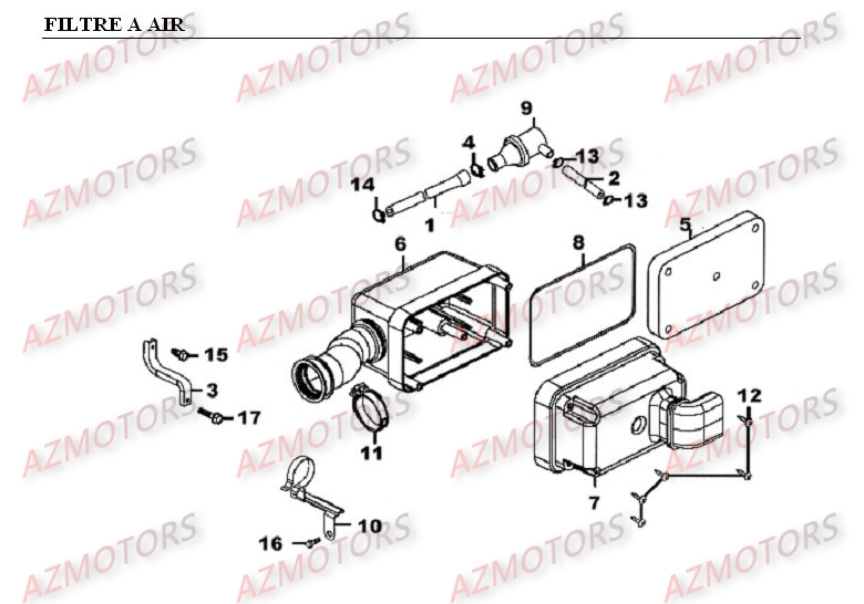 Filtre A Air AZMOTORS 