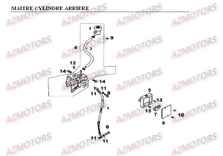 Maitre Cylindre AZMOTORS 
