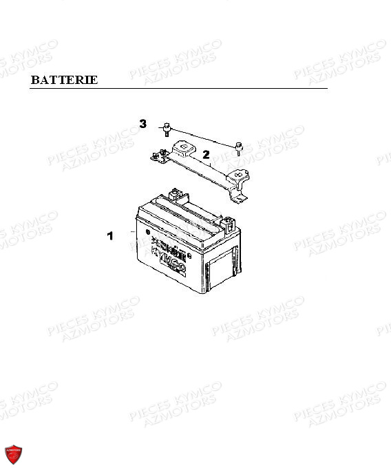 BATTERIE YTX5L-BS YUASA (ORIGINE) KYMCO pour BATTERIE de KXR 90 MAXXER 90 E2