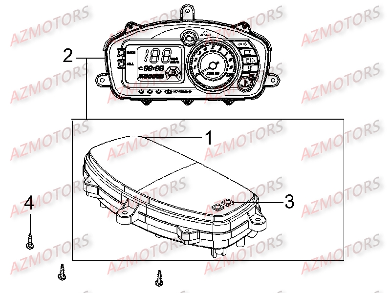 COMPTEUR DE VITESSE pour KYMCO G-DINK 300 I