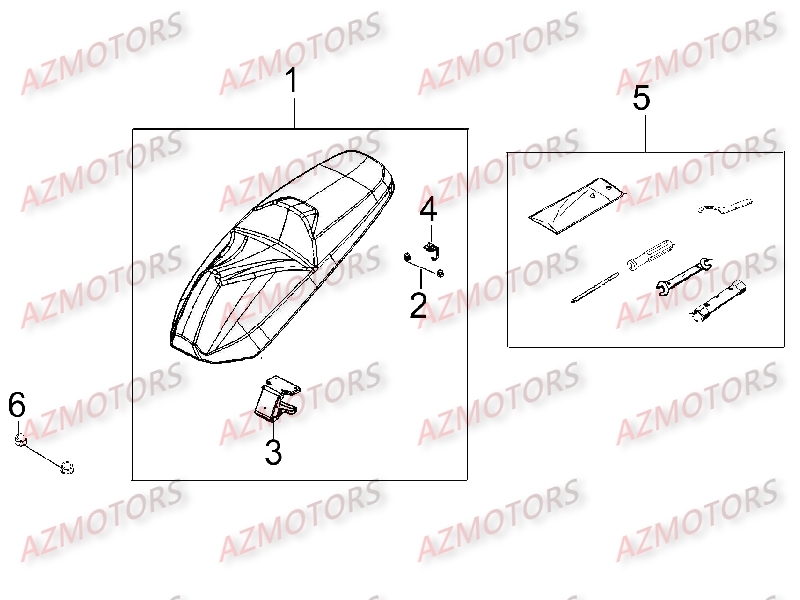 SELLE pour KYMCO G-DINK 300 I