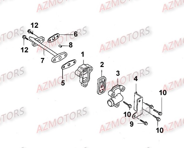 Depollution KYMCO Pièces_Moto_Kymco_ZING 125_II_4T