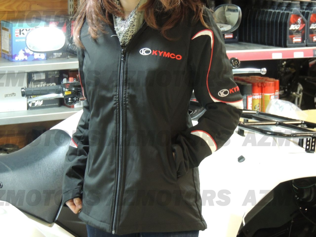 KYMCO   VESTE SOFTSHELL FEMME AZMOTORS KYM SOFTSHELL