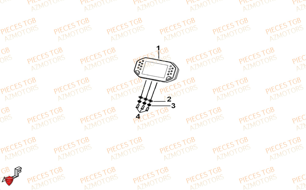 Compteur  Pieces TGB UTV LANDMAX 1000 CAB