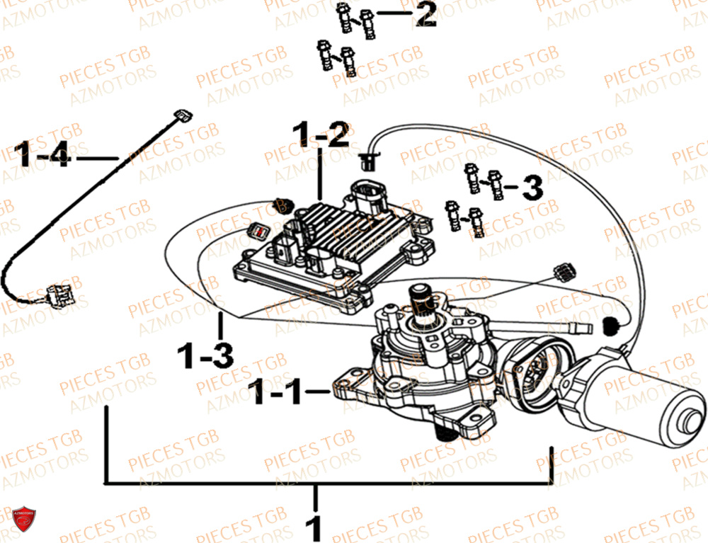Direction Assistee  Pieces TGB UTV LANDMAX 1000 CAB