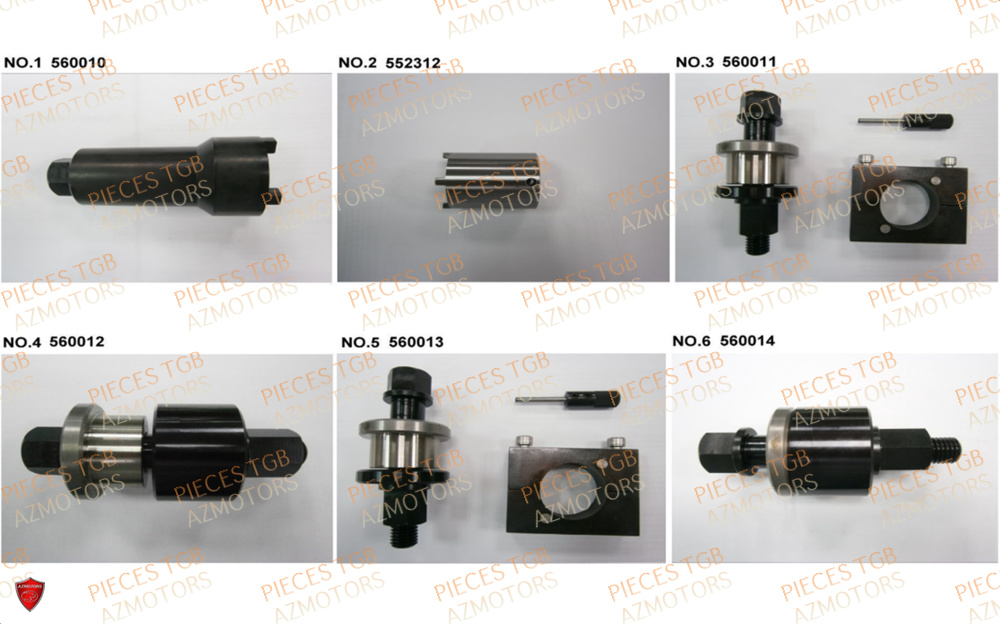 Outils 4  Pieces TGB UTV LANDMAX 1000 CAB