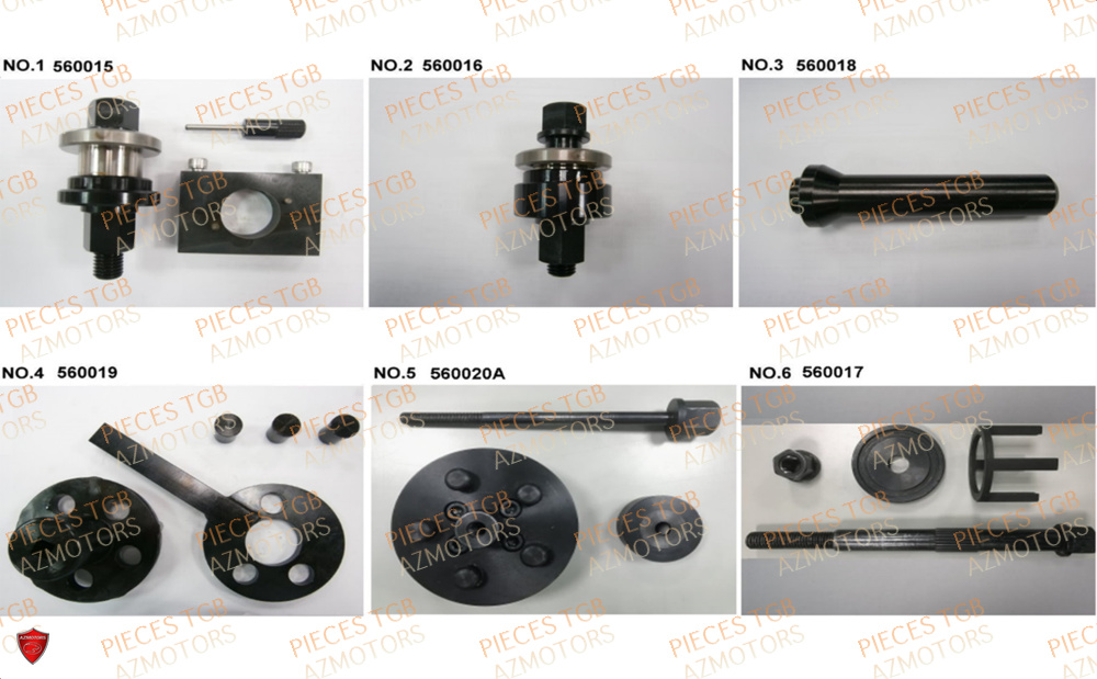 Outils 5  Pieces TGB UTV LANDMAX 1000 CAB