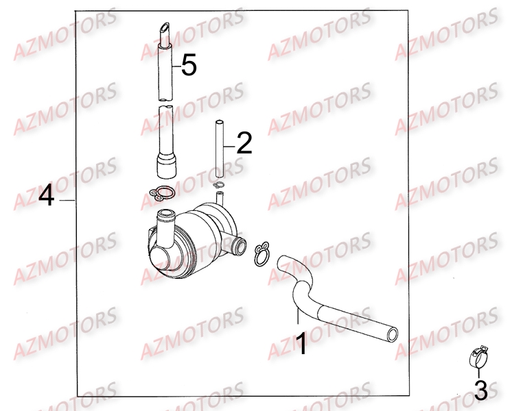 Reniflard KYMCO Pièces Scooter LIKE 125 MMC 4T EURO III