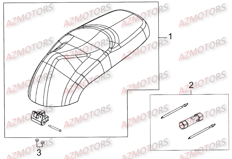 SELLE KYMCO LIKE125 MMC III