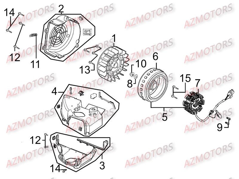 ALLUMAGE   CARTER KYMCO LIKE200 LX III