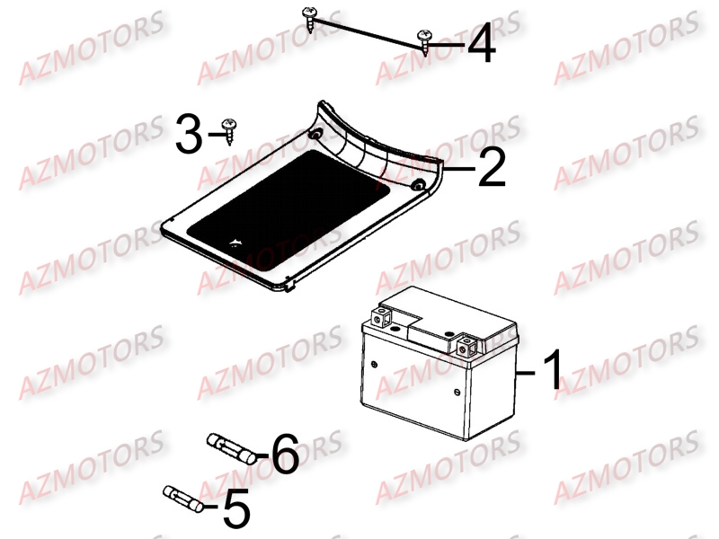 BATTERIE KYMCO LIKE200 LX III