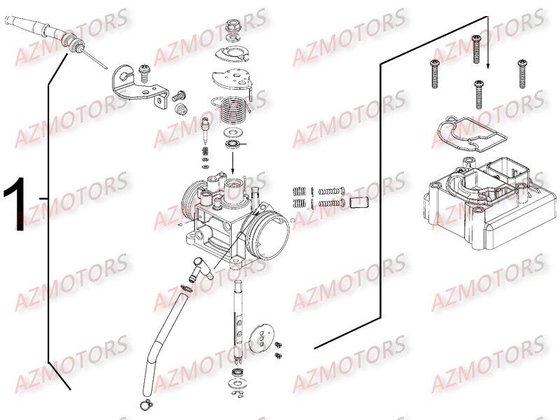 CARBURATION KYMCO LIKE200 LX III