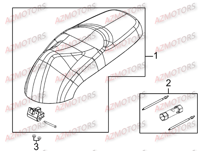 SELLE pour LIKE200-LX-III