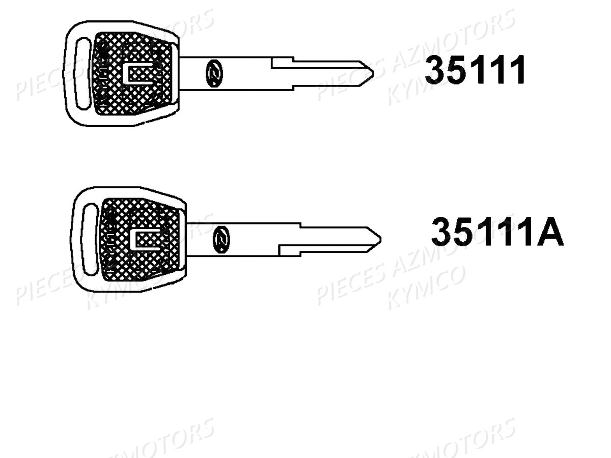 Master De Cle KYMCO Pièces LIKE 125I CBS EURO4 (TE25AA)