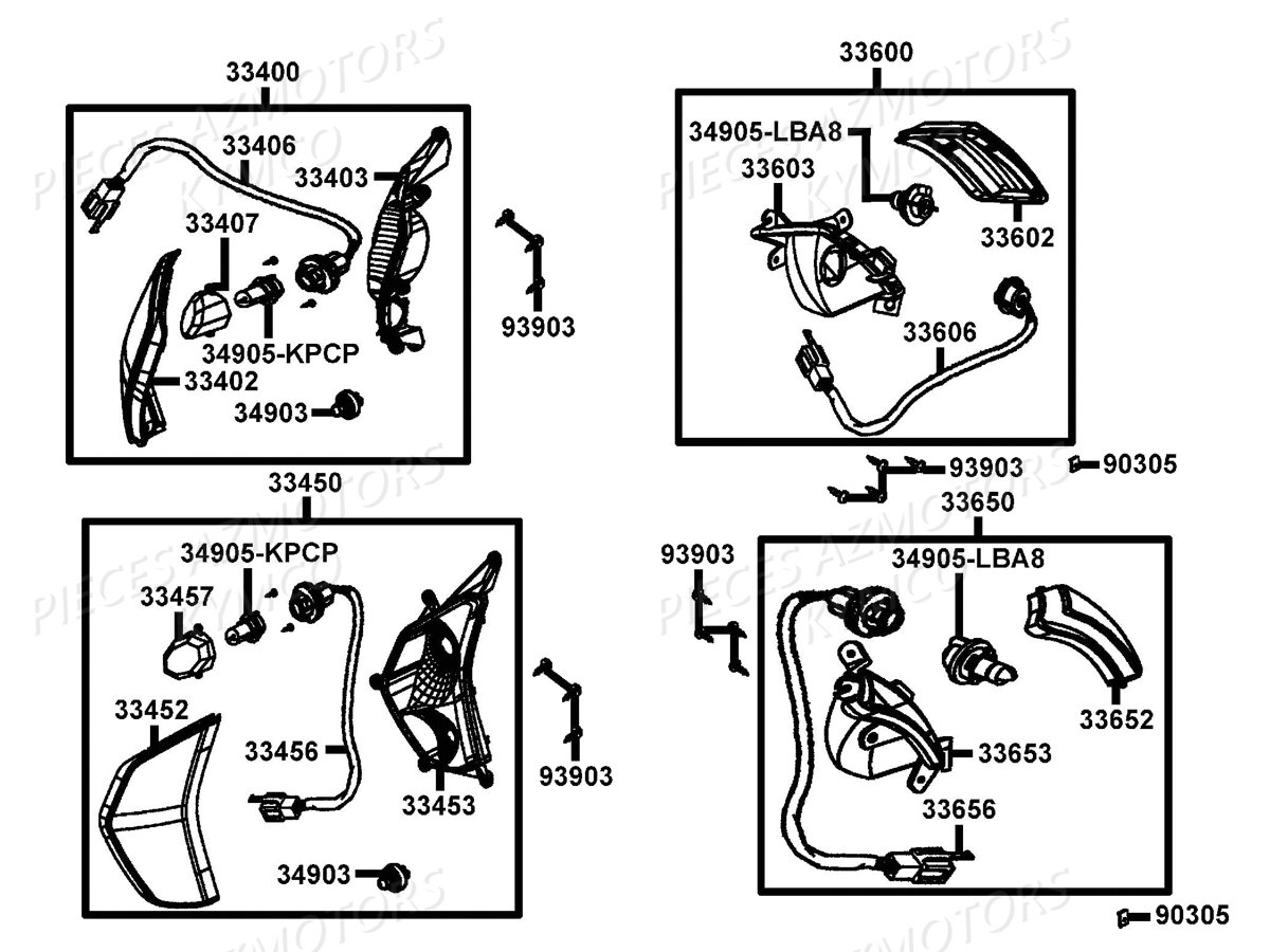 CLIGNOTANTS pour LIKE 125 MMC E3