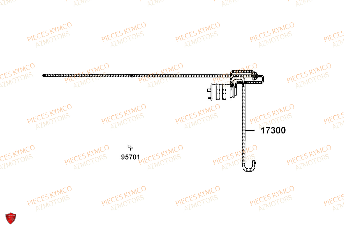 Reniflard KYMCO Pièces LIKE 50I 4T EURO5 (TA10EA/TA10EE)