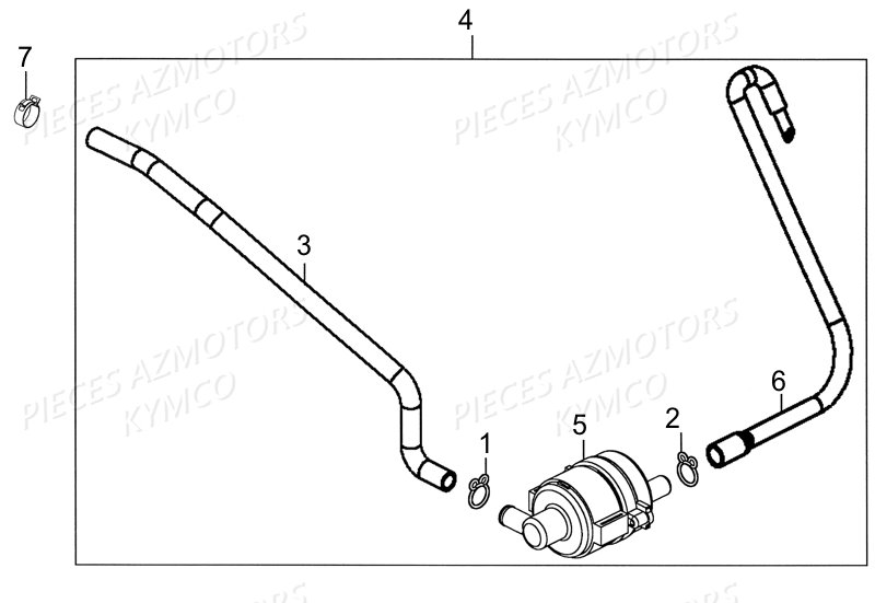 Reniflard KYMCO Pieces LIKE 50 2T EUROII (KE10AA)